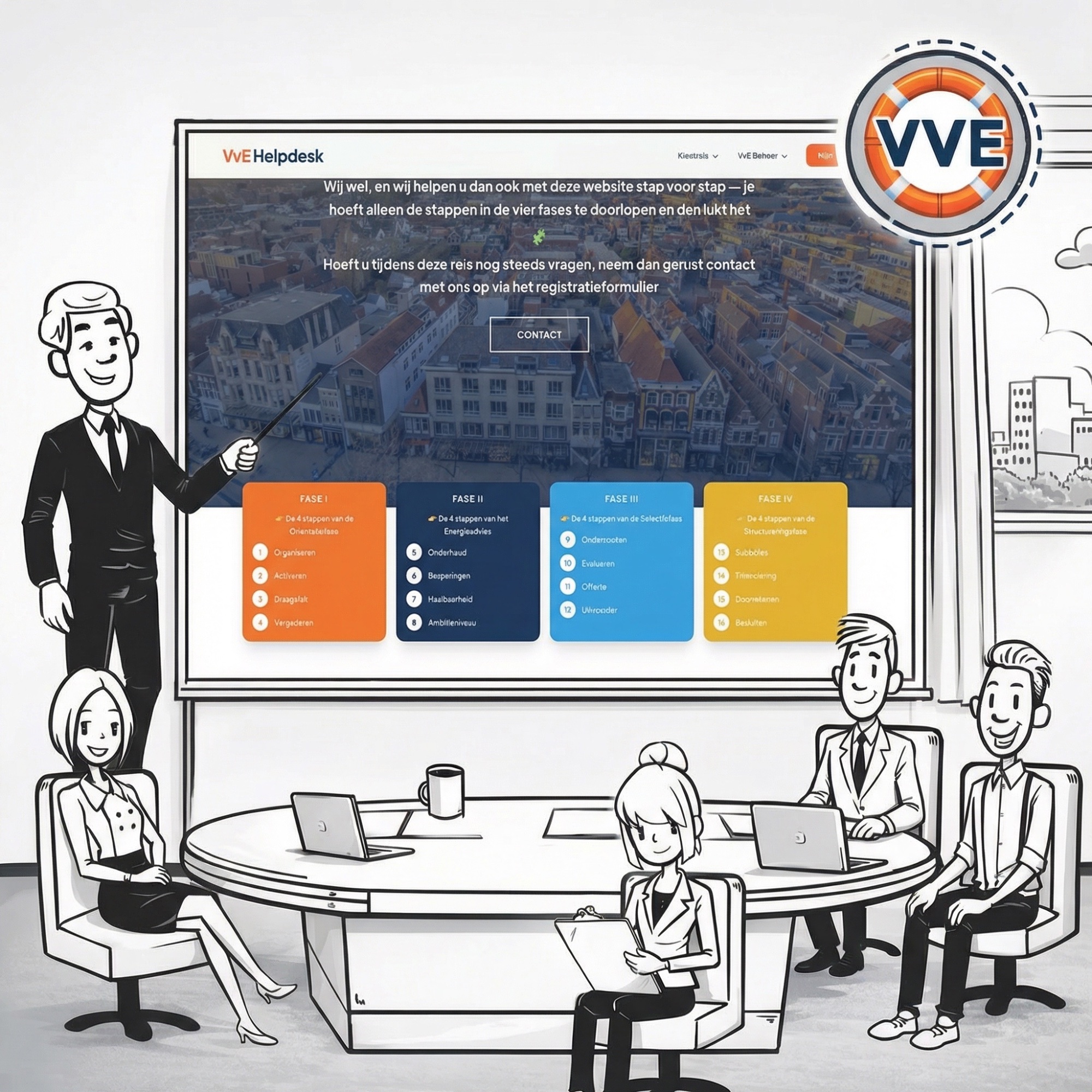 VvE Helpdesk illustratie